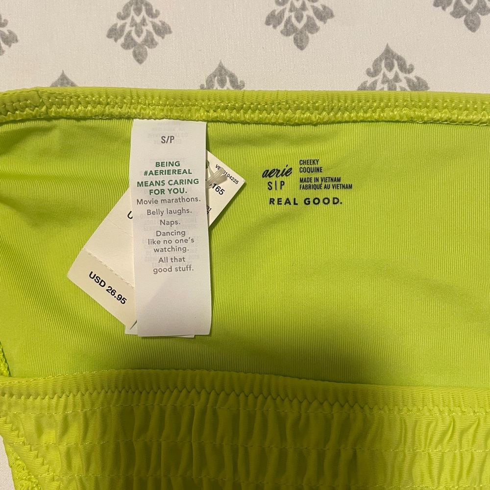 like green bikini bottom